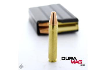 Image of Duramag SS Stainless Steel Magazine, Everflex Spring CPD Plate, .350 Legend, 10RD, T360 Coating, Black/Orange, 1035041178CPD-10RD