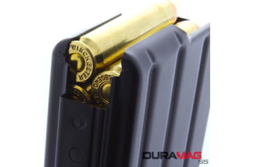 Image of Duramag SS Stainless Steel Magazine, Everflex Spring CPD Plate, .350 Legend, 10RD, T360 Coating, Black/Orange, 1035041178CPD-10RD
