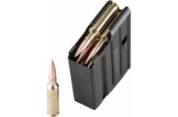 Image of EDEMO Duramag Stainless Steel Magazine, CS Spring CPD Plate, 7.62x51mm/.308/6.5 Creedmoor, 5RD, Proprietary, Black/Black, 5X08041185CPD-5RD, EDEMO3