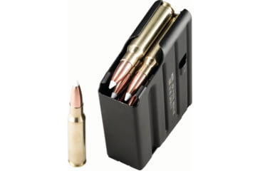 Image of EDEMO Duramag Stainless Steel Magazine, CS Spring CPD Plate, 7.62x51mm/.308/6.5 Creedmoor, 5RD, Proprietary, Black/Black, 5X08041185CPD-5RD, EDEMO3