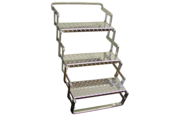 Image of C.R. Brophy Aluminum Scissor Steps 3 Step 24 30 Vert. Ext., AS03