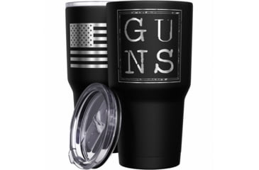 Image of Wethepeopleholsters.Com G-U-N-S Stainless Steel Tumbler, g-u-n-s-stainless-steel-tumbler