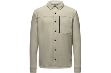 Image of GOREWEAR Hybrid Fleece Flannel Running Shirt Mens in Oak Large FED058F4, 101142-CW00-XL