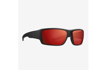 Image of Magpul Industries Ascent Safety Glasses, Matte Black, Polarized Gray/Green Lens, Black/Gray/Green, One Size, 3879