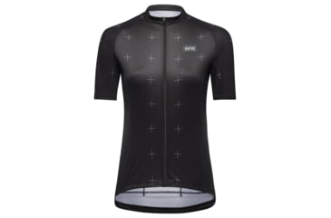 Image of GOREWEAR Daily Cycling Jersey Womens in Black/White Medium 8-10 Form fit F0391EA0, 100936-9901-40
