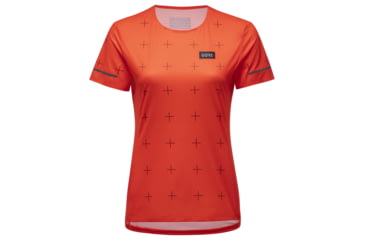 Image of GOREWEAR Contest Daily Running Tee Womens in Fireball Large 12-14 Slim fit B54F4FC4, 100888-AY00-42
