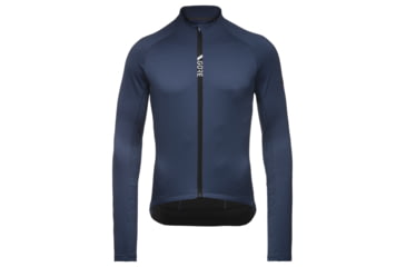 Image of GOREWEAR Mens C5 Thermo Cycling Jersey in Orbit Blue/Deep Water Blue Medium Form fit B41F7434, 100641-AUAH-L