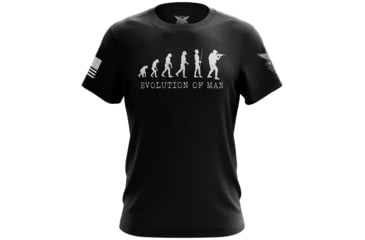Image of Wethepeopleholsters.Com Evolution of Man Short Sleeve Shirt, evolution-of-man-short-sleeve-shirt