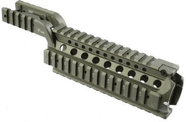 Image of CAA AR15/M16 Aluminum 6 Rail System-M4 Carbine, OD Green X6G