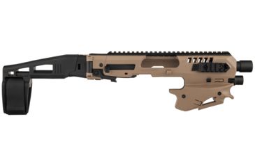 Image of CAA Glock MCK - Micro Conversion Kit, Glock 17/19/19X/22/23/31/32/45, Long Stabilizer, Tan/FDE, MCKT