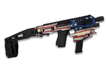 Image of CAA Glock MCK - Micro Conversion Kit, Glock 17/19/19X/22/23/31/32/45 , Long Stabilizer, U.S. Flag, MCKUSA