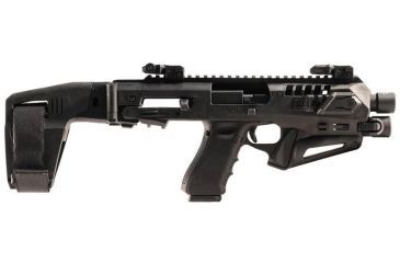 Image of CAA Micro Roni Stabilizer Pistol Carbine Conversion for Glock - Non NFA, Glock 17/22/31, Black, MIC-RONI-STAB17