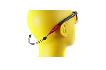 Image of Cablz Zipz Adjustable Sunglasses Holder, Red/Black, 14 in 4000231