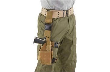 Image of Cactus Jack Drop Leg Holster, Glock 17, Beretta 92, 1911 , Fully adjustable, 600D polyester, Coyote Tan, WCJDLHCT