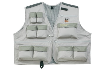 Image of Caddis Men's Warm Weather Wader Vest, Grey, Extra Large, CA7402WV-XL