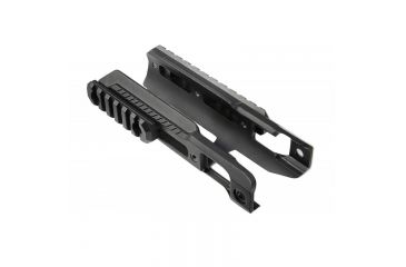 Image of Cadex Defence M4 Extended Fore-End Rail Kit w/ 2 Rails - Model Reed Knight, Black 4093