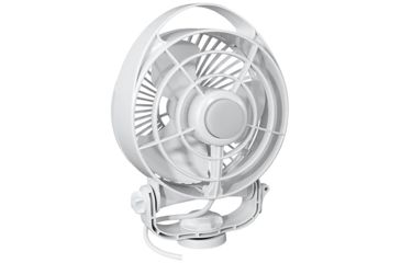 Image of Caframo Maestro 12V 3-Speed 6&quot; Marine Fan w/LED Light - White 54306