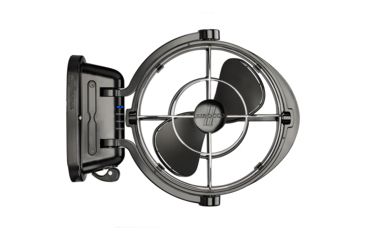 Image of Caframo Sirocco II 3-Speed 7&quot; Gimbal Fan - Black - 12-24V 62055