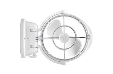 Image of Caframo Sirocco II 3-Speed 7&quot; Gimbal Fan - White - 12-24V 62054