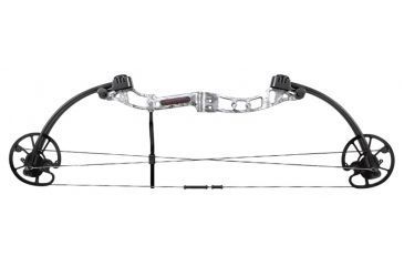 Image of Cajun Bowfishing Sucker Punch Bowfishing Bow Kit, Right Hand, Silver/Red, A4CB20005R