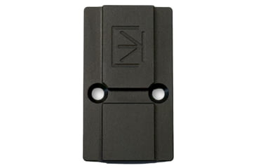 Image of Calculated Kinetics DOGTAG Optic Plate, For Aimpoint ACRO P2, Fits GLOCK Gen 6, Anodized, Black, GGEN6-ACROP2