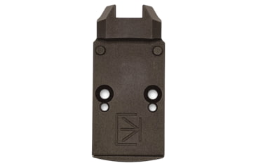 Image of Calculated Kinetics DOGTAG Optic Plate, For Trijicon RMR, Fits Staccato HD, Anodized, Black, STACHD-RMRDT