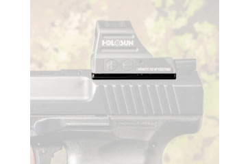 Image of Calculated Kinetics Canik Mete Dogtag Optic Plate, RMR Footprint, Black, CKMETE-RMRDT