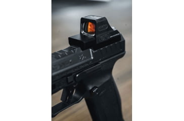 Image of Calculated Kinetics Canik TP9/SFX Dogtag Optic Plate, Holosun K Footprint/RMSc, Black, TP9-SFXMRMSCDT