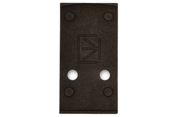 Image of Calculated Kinetics DOGTAG Adapter Plate, For Leupold DeltaPoint Pro, Fits GLOCK Gen 6, Anodized, Black GGEN6-DPPOP, Black, GGEN6-DPPOP
