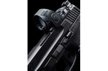Image of Calculated Kinetics Smith and Wesson M&amp;P 2.0 Dogtag Optic Plate, Trijicon SRO, Black, SMMP2-SRODT