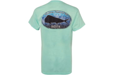 Image of Calcutta Oval Fade Mahi Men's T-Shirt, Celadon, Large, OFMAHI-CEL-L