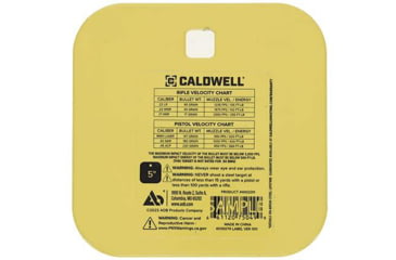 Image of Caldwell AR500 5in Gong Target, Yellow, 4002311