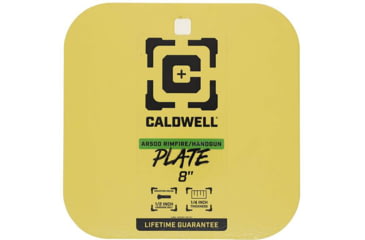 Image of Caldwell AR500 8in Gong Target, Yellow, 4002878