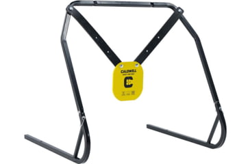 Image of Caldwell AR500 Gong and Target Stand Combo, Black/Yellow, 1140016