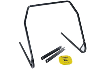 Image of Caldwell AR500 Gong and Target Stand Combo, Black/Yellow, 1140016