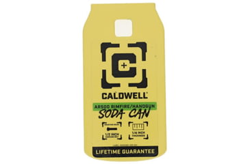 Image of Caldwell AR500 Rimfire Soda Can Target, Yellow, 4002314