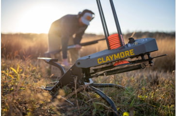 Image of Caldwell Claymore Clay Target Thrower, Yellow, 1122187