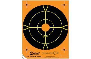 Image of Caldwell Orange Peel 5.5-in Bullseye Targets, 50 sheets