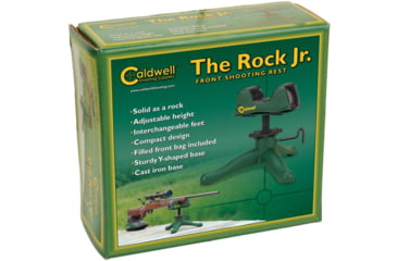 Image of Caldwell Rock Jr Front Shooting Rest w/ Rubber and Metal Spike Feet 323225