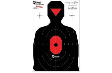 Image of Caldwell Silhouette Dual Zone Target 25pk 280341