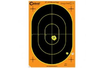 Image of Caldwell Silhouette Targets, 12inx18in, 100 Sheets, Orange Peel 123665
