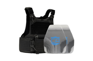 Image of Caliber Armor AR550 w/ M.O.D. NIJ III+ PolyShield Complete Plate Carrier Package - Set of 2
