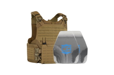 Image of Caliber Armor AR550 w/ M.O.D. NIJ III+ PolyShield Complete Plate Carrier Package - Set of 2