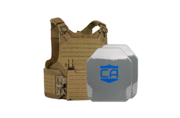 Image of Caliber Armor AR550 w/ M.O.D. NIJ III+ PolyShield Complete Plate Carrier Package - Set of 2