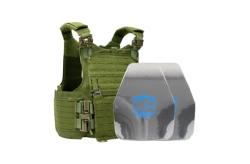 Image of Caliber Armor AR550 w/ M.O.D. NIJ III+ PolyShield Complete Plate Carrier Package - Set of 2