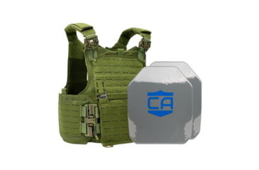 Image of Caliber Armor AR550 w/ M.O.D. NIJ III+ PolyShield Complete Plate Carrier Package - Set of 2