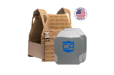 Image of Caliber Armor Caliber AR550 DV8 III+ PolyShield Complete Plate Carrier Package