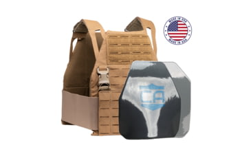 Image of Caliber Armor Caliber AR550 DV8 III+ PolyShield Complete Plate Carrier Package