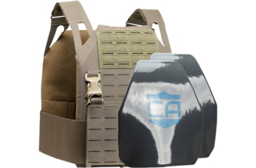 Image of Caliber Armor Caliber AR550 DV8 - Level III+ Body PolyShield Armor Complete Plate Carrier Package