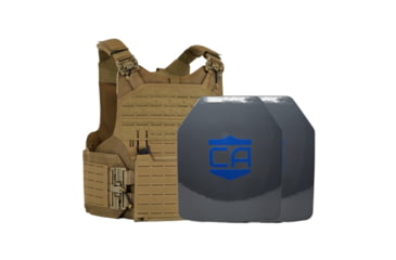 Image of Caliber Armor CaliberHX Speed Plate NIJ IIIA/HG2 M.O.D. Complete Plate Carrier Package - Set of 2